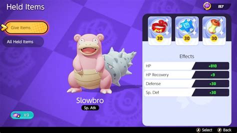 best held items for slowbro.